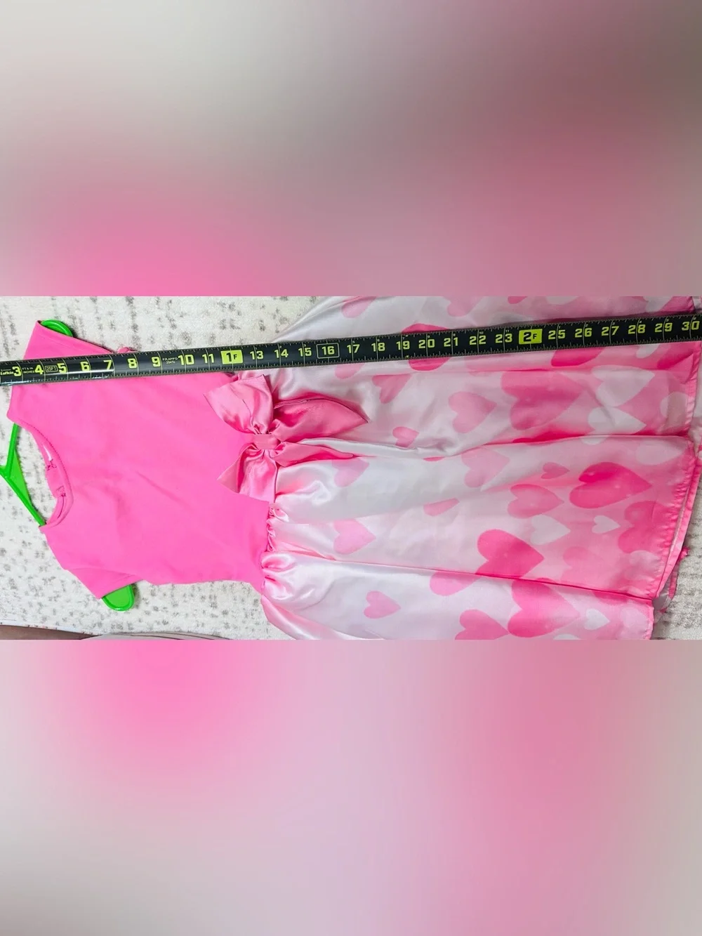 H&M Girls Bright Pink Basic Tee